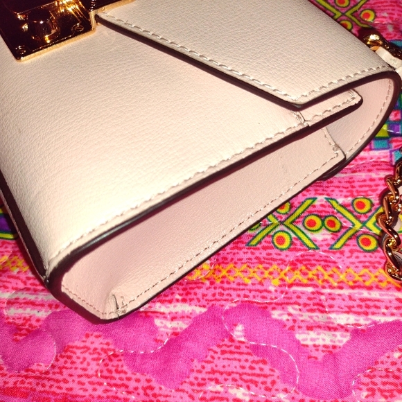 MICHAEL KORS ROSE 35T0GX0C1L SMALL MINI CROSSBODY BAG LEATHER Powder Blush - Picture 6 of 7